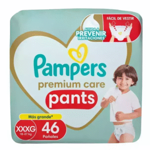PAÑAL PAMPERS PREMIUM CARE PANTS TALLE XXXG x 46u.
