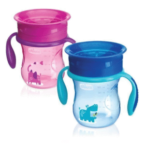 VASO PERFECT CUP 360° CON ASAS +12M 200ML