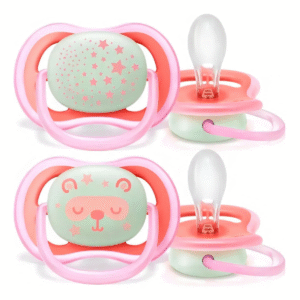 AVENT SCF376/22 CHUPETE ULTRA AIR DECO NIGHT TIME LUMINOSO X2 (6-18M) NENA