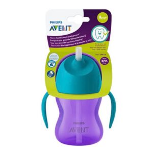 VASO STRAW CUP 200ML 9M+ AVENT SCF796/02